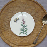 SECONDS foxglove bone china coaster