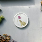 frog and fritillary wall art