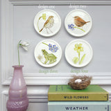 Spring garden mini wall plates