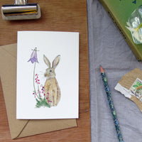 Brown Hare Mug, Coaster and Card Gift Set