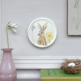 ceramic hare wall decoration