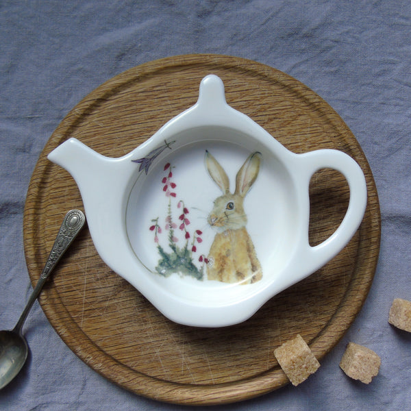 SECONDS hare and harebell teabag tidy