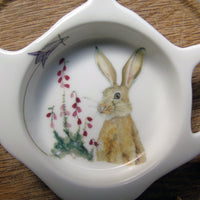 SECONDS hare and harebell teabag tidy