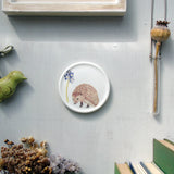 small hedgehog round plate