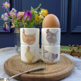 Bone china hen eggcup