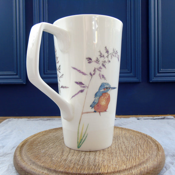 SECONDS Kingfisher Bone China Latte Mug