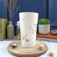 Kingfisher bone china tall latte Mug