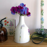 Wild Flowers Ceramic Bud Vase