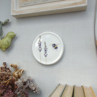 Lavender and Bee Decorative Mini Wall Plate