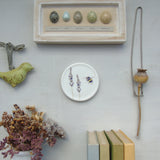 Lavender and Bee Decorative Mini Wall Plate