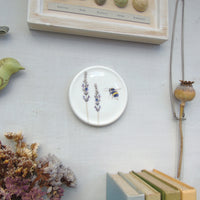Lavender and Bee Decorative Mini Wall Plate