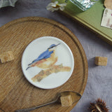 nuthatch bone china coaster