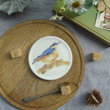 Nuthatch Bone China Coaster