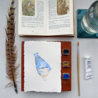Nuthatch Original Watercolour Painting Unframed
