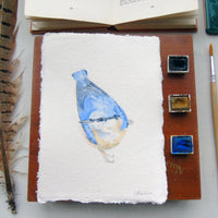 Nuthatch Original Watercolour Painting Unframed