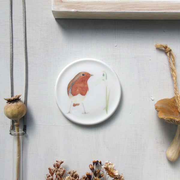 Robin Decorative Mini Wall Plate