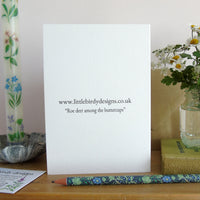 Roe Deer and Buttercups Card