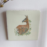 whimsical deer painting for nursery decor