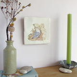 Nesting Kittiwake Ceramic Tile Wall Art