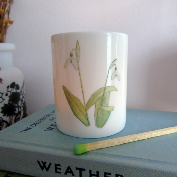 Snowdrop tealight candle holder - size discontinued