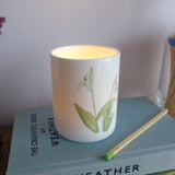 Snowdrop tealight candle holder - size discontinued