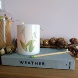 Snowdrop tealight candle holder - size discontinued