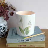 snowdrop tealight lantern cylinder