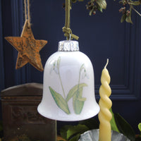 Snowdrops Fine Bone China Bell Decoration