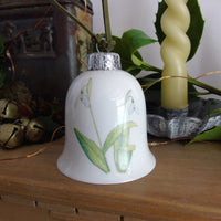 Snowdrops Fine Bone China Bell Decoration