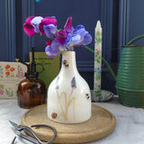 Wild Flowers Ceramic Bud Vase