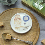 Tawny owl coaster