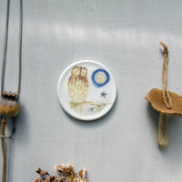 Tawny owl Decorative Mini Wall Plate