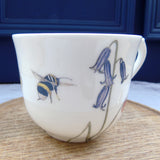 SECONDS Spring Flower Bone China Teacup - bluebell design