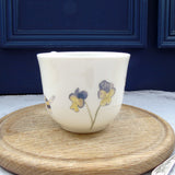 SECONDS Spring Flower Bone China Teacup - bluebell design
