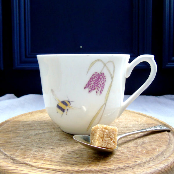 SECONDS Spring Flower Bone China Teacup