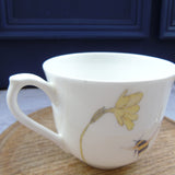 SECONDS Spring Flower Bone China Teacup - bluebell design