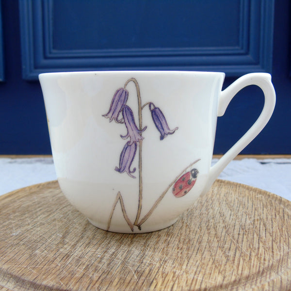 SECONDS Spring Flower Bone China Teacup