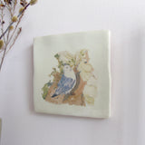 Nesting Kittiwake Ceramic Tile Wall Art