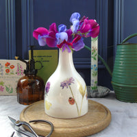 Wild Flowers Ceramic Bud Vase