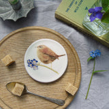 Wren and Forget-Me-Not Coaster