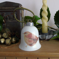 Wren Fine Bone China Bell Decoration