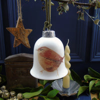 Wren Fine Bone China Bell Decoration