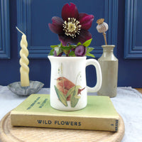 Wren and Snowdrops bone china mini cream jug