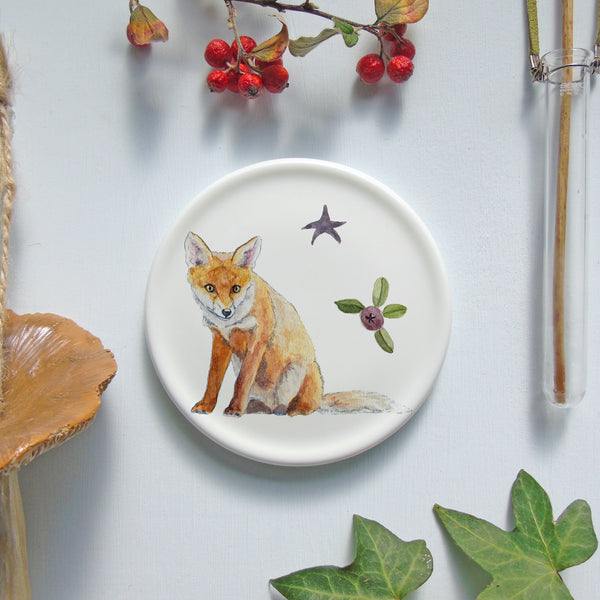 Winter Fox mini wall plate