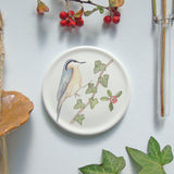 Winter bird mini wall plates