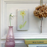 primrose ceramic tile wall art