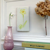 primrose ceramic tile wall art