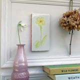 primrose ceramic tile wall art