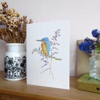 Kingfisher greetings card