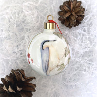 Nuthatch Bone china bauble